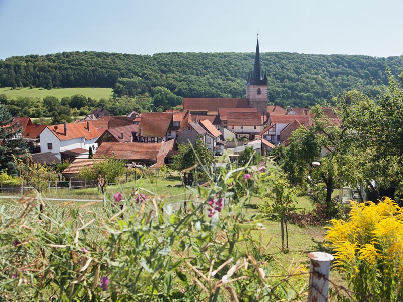 Idyllisches Fachwerkdorf Falken im Werratal bei Treffurt